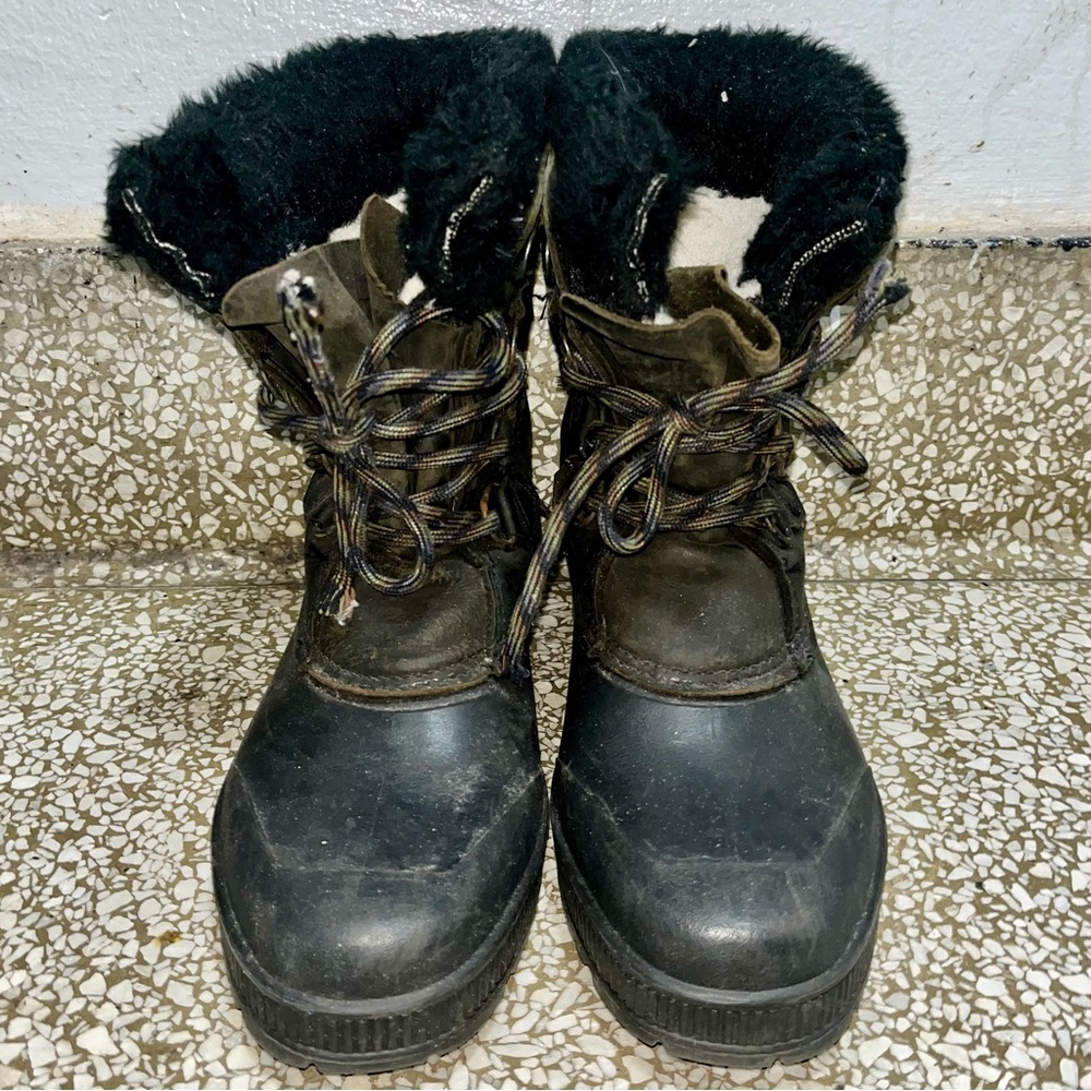 Sorel Badger Women’s Boots 9 Winter/Snow Insulated Waterproof Leather Rubber